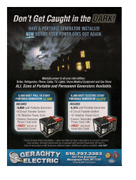 Portable Gerator Installation Promotion